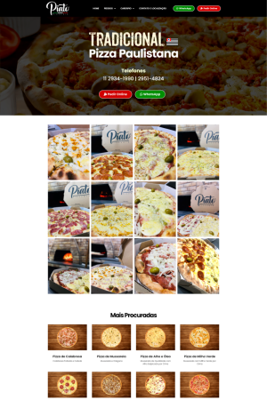 Site para Pizzaria Delivery | Agência Criação